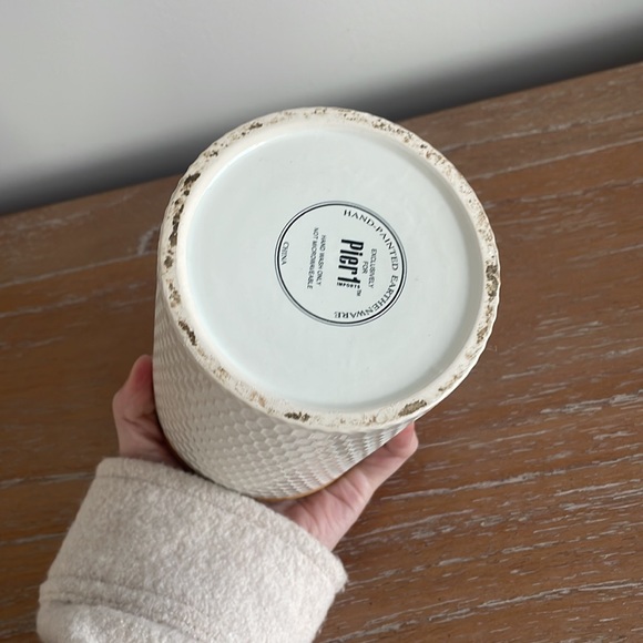 Pier 1 Textured Canister - Picture 3 of 5